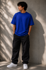Minimal Mountain Coordinates Back Print T-Shirt