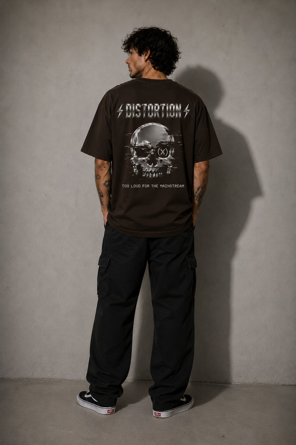 Too Loud For The Mainstream Back Print T-Shirt